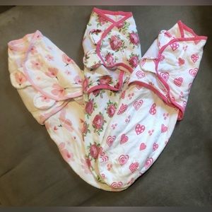 Mama cheetah swaddle blanket set